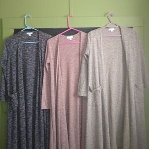 LuLaRoe Women's Cardigans - Black, Pink, Gray